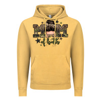 Vintage Mustard mom of both boys messy bun Vintage Hoodie - Zillion Design Studio