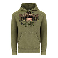 Vintage Olive mom of both boys messy bun Vintage Hoodie - Zillion Design Studio