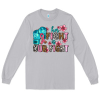 Moon Dust her fighting is our fight Long Sleeve Tee - AdoDesignShop