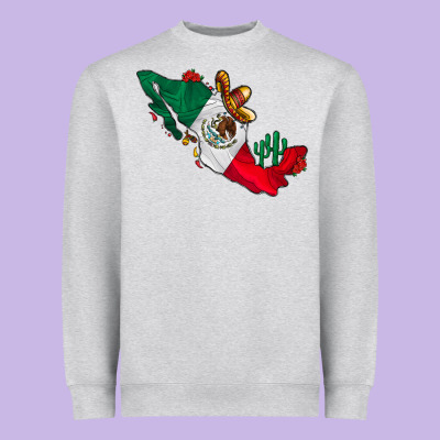 Mexico Heavyweight Sweatshirt Designed By Cowhidedigitalart
