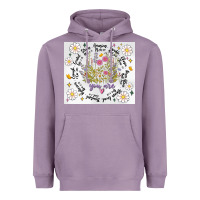 Lavender god says you are inflated Heavyweight Hoodie - MaliasSmallBusiness
