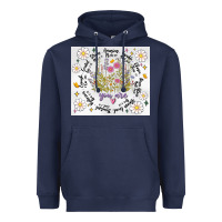 Navy god says you are inflated Heavyweight Hoodie - MaliasSmallBusiness