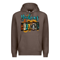 Coffee yeehaws and hellnaws Premium Hoodie - Jasminsmagicworld