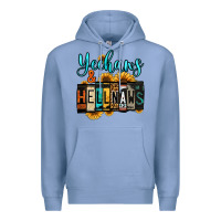 Colony Blue yeehaws and hellnaws Premium Hoodie - Jasminsmagicworld