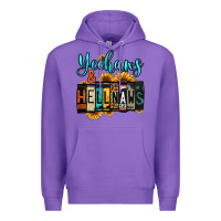 Purple yeehaws and hellnaws Premium Hoodie - Jasminsmagicworld