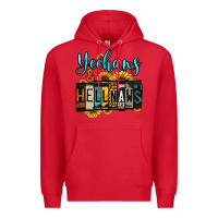 Red yeehaws and hellnaws Premium Hoodie - Jasminsmagicworld