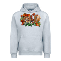 Heather Grey Fall vibes pumpkins Urban Hoodie - NancyCooperArtShop