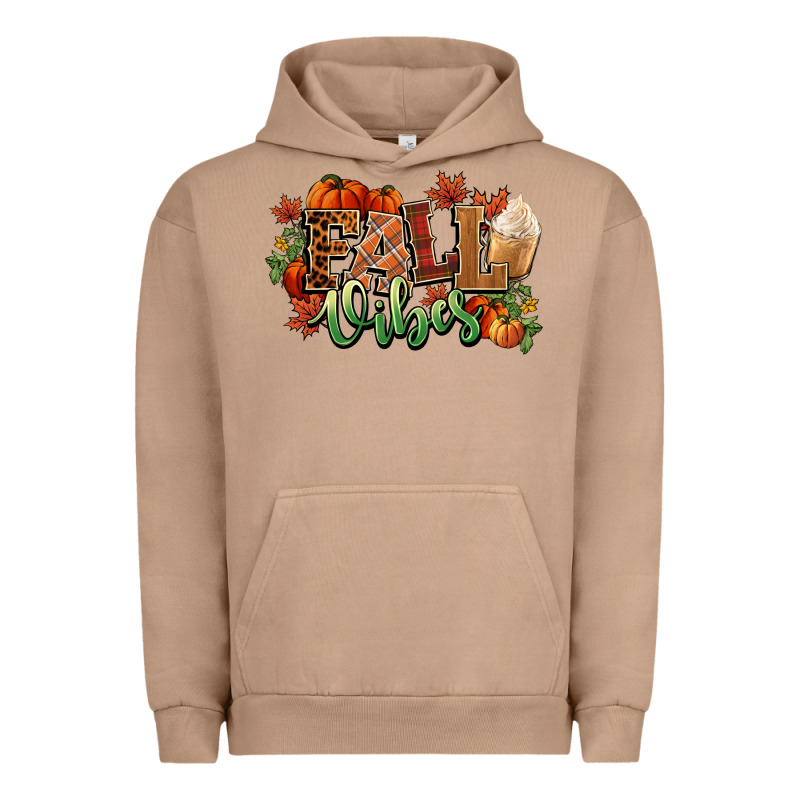 Fall Vibes Pumpkins Urban Hoodie by NancyCooperArtShop | Teevron
