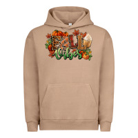 Pigment Burro Fall vibes pumpkins Urban Hoodie - NancyCooperArtShop