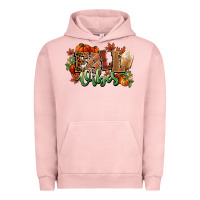 Pigment Salmon Fall vibes pumpkins Urban Hoodie - NancyCooperArtShop