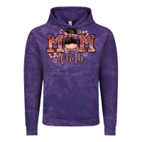 Cloud Purple mom of both messy bun Vintage Hoodie - Zillion Design Studio