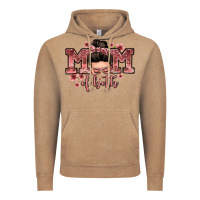Mom Of Both Messy Bun Vintage Hoodie | Teevron