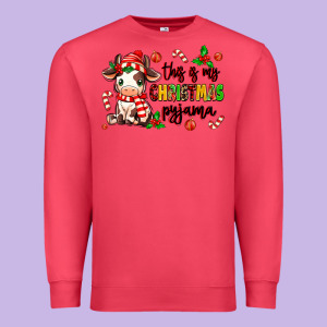 This Is My  Christmas Pyjama Premium Sweatshirt Designed By Maliassmallbusiness