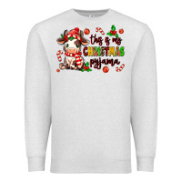Oatmeal Heather this is my  christmas pyjama Premium Sweatshirt - MaliasSmallBusiness