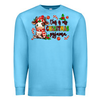 Ocean Blue this is my  christmas pyjama Premium Sweatshirt - MaliasSmallBusiness