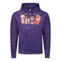 Cloud Purple mother's day floral coffee cups Vintage Hoodie - Zillion Design Studio