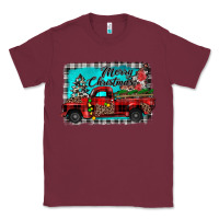 Burgundy truck merry christmas Classic Tee - JahusDesignShop