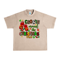 French Oak Croc'in around the christmas tree Urban Heavy Tee - AdoDesignShop