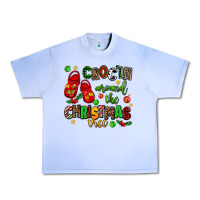 Grape Ice Croc'in around the christmas tree Urban Heavy Tee - AdoDesignShop