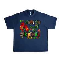 Navy Croc'in around the christmas tree Urban Heavy Tee - AdoDesignShop
