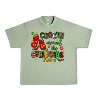 Oil Green Croc'in around the christmas tree Urban Heavy Tee - AdoDesignShop