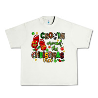 Pistachio Croc'in around the christmas tree Urban Heavy Tee - AdoDesignShop