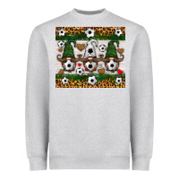 Heather Grey soccer gnome Heavyweight Sweatshirt - HRA Design Shop
