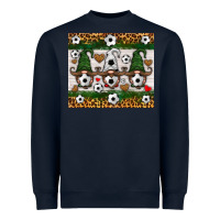 Navy soccer gnome Heavyweight Sweatshirt - HRA Design Shop