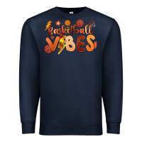Navy basketball vibes Premium Sweatshirt - MaliasSmallBusiness