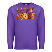 Purple basketball vibes Premium Sweatshirt - MaliasSmallBusiness