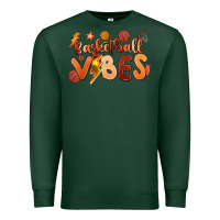 Sports Green basketball vibes Premium Sweatshirt - MaliasSmallBusiness