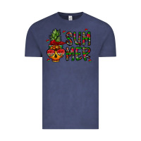 Vintage Denim summer vibes Vintage Tee - CowhideDigitalArt