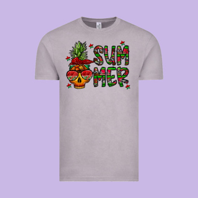 Summer Vibes Vintage Tee Designed By Cowhidedigitalart