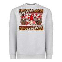 Heather Grey American football gnome Heavyweight Sweatshirt - HRA Design Shop