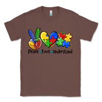 Chestnut peace love  cure Classic Tee - AdoDesignShop