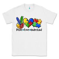 White peace love  cure Classic Tee - AdoDesignShop