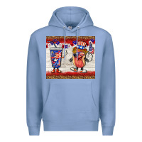 Colony Blue usa hot dog coca tumbler Premium Hoodie - BarkalooDesign