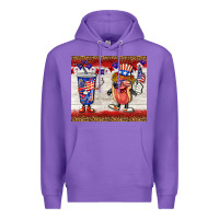 Purple usa hot dog coca tumbler Premium Hoodie - BarkalooDesign