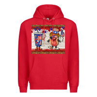 Red usa hot dog coca tumbler Premium Hoodie - BarkalooDesign