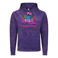 Cloud Purple ohana means family Vintage Hoodie - Zillion Design Studio