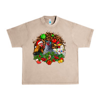 French Oak Christmas party and chickens Urban Heavy Tee - AdoDesignShop