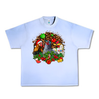 Grape Ice Christmas party and chickens Urban Heavy Tee - AdoDesignShop