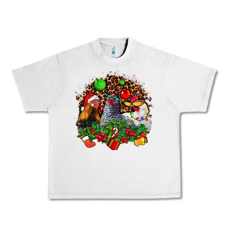 Christmas Party And Chickens Urban Heavy Tee by AdoDesignShop | Teevron