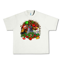 Pistachio Christmas party and chickens Urban Heavy Tee - AdoDesignShop