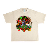 Sandshell Christmas party and chickens Urban Heavy Tee - AdoDesignShop