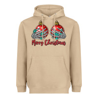 Mushroom merry christmas Heavyweight Hoodie - MaliasSmallBusiness