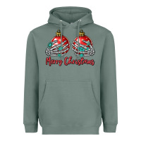 Sage merry christmas Heavyweight Hoodie - MaliasSmallBusiness