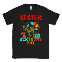 Black sister of the birthday boy t rex Classic Tee - Artiststas