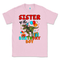 Bubblegum Pink sister of the birthday boy t rex Classic Tee - Artiststas