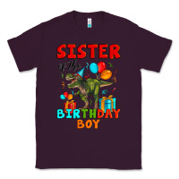 Plum sister of the birthday boy t rex Classic Tee - Artiststas